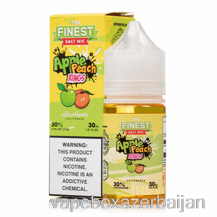 Vape Azerbaijan Apple Peach Sour Rings - The Finest Candy Edition Salt Nic - 30mL 50mg